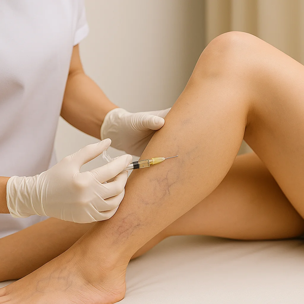 Escleroterapia para venas seleccionadas por el Dr. Marvin Lazo